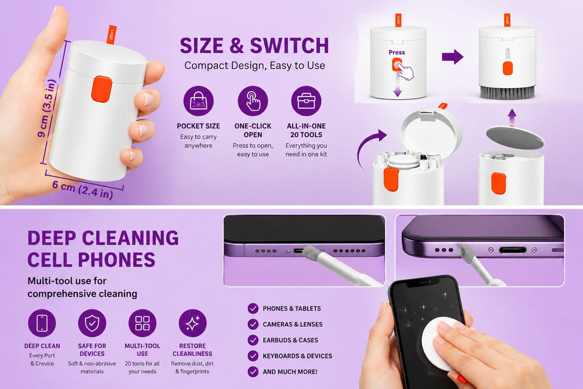Cleaning kit 20-in-1